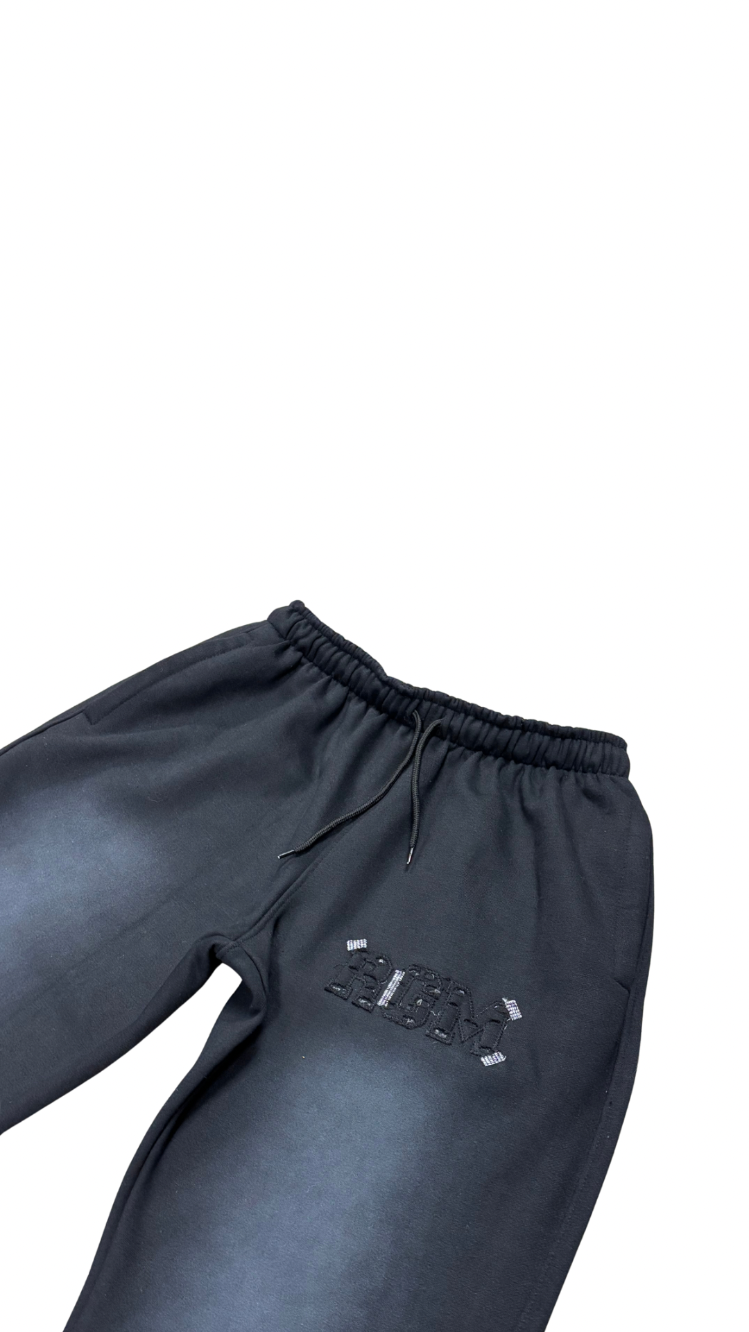 Motley Denim Stitched Sweatsuit