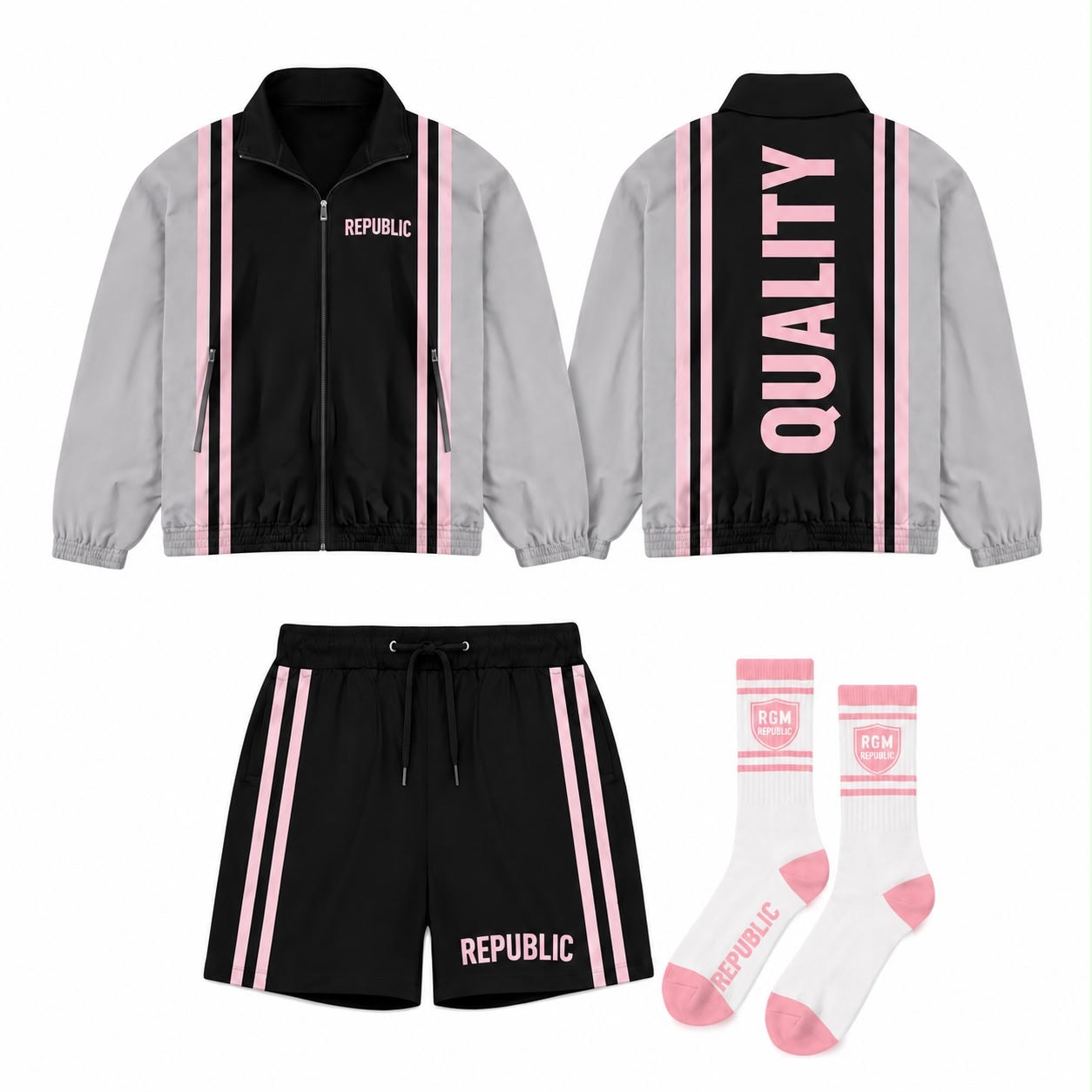 REPUBLIC QUALITY (BLACK & PINK)