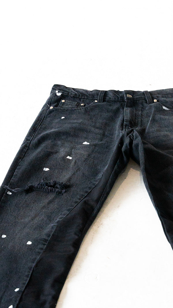 Carpenter Denim Flared Pants