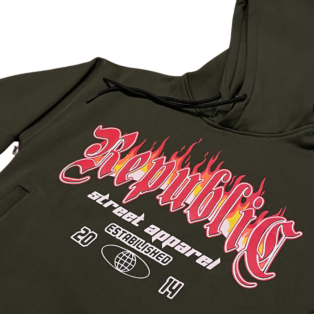 Chrome Feu Hoodie