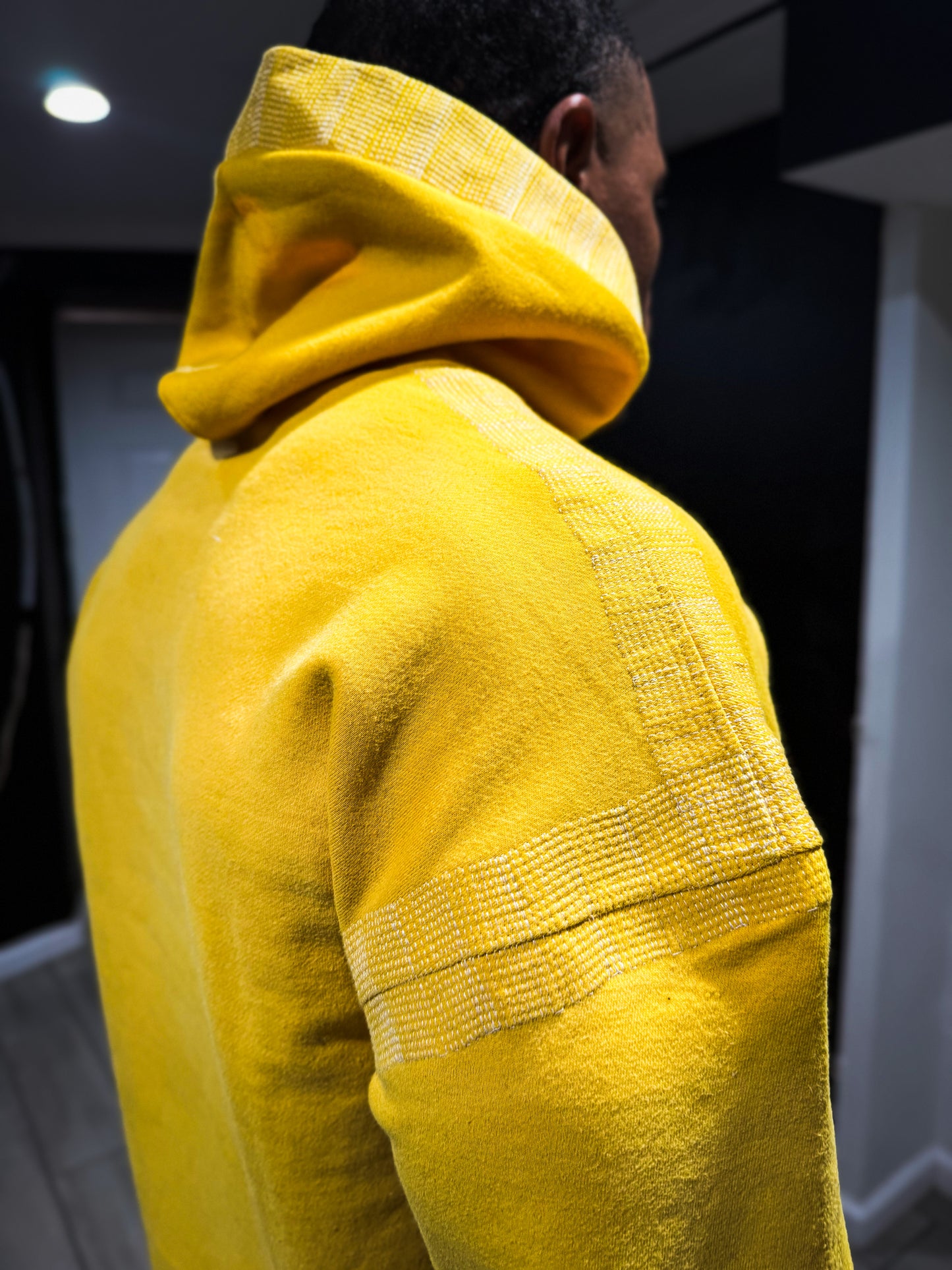 THE MOTLEY DENIM STITCHED SWEATSUIT