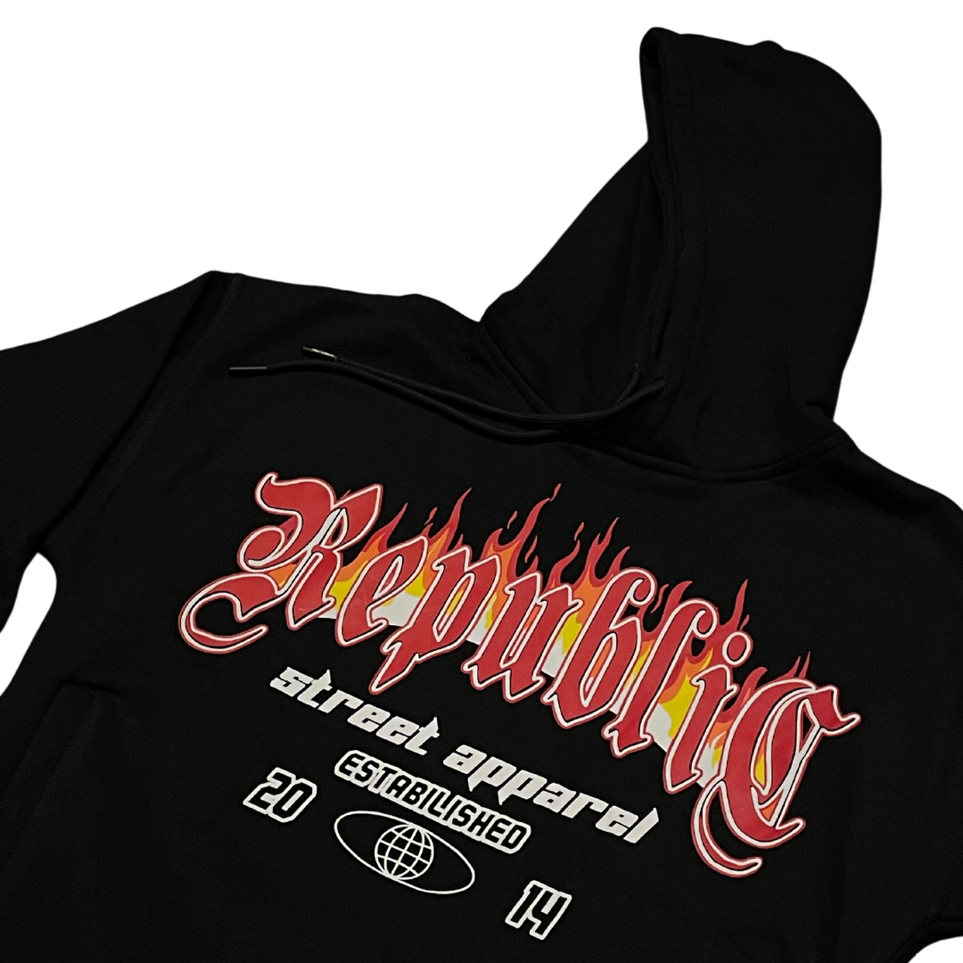 Chrome Feu Hoodie
