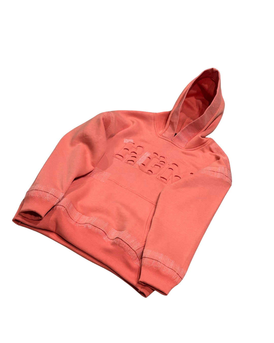 Motley Denim Stitched Hoodie