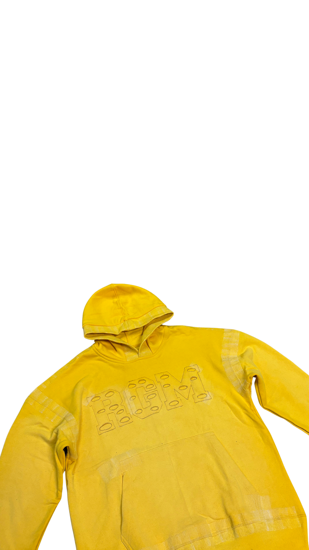 Motley Denim Stitched Hoodie