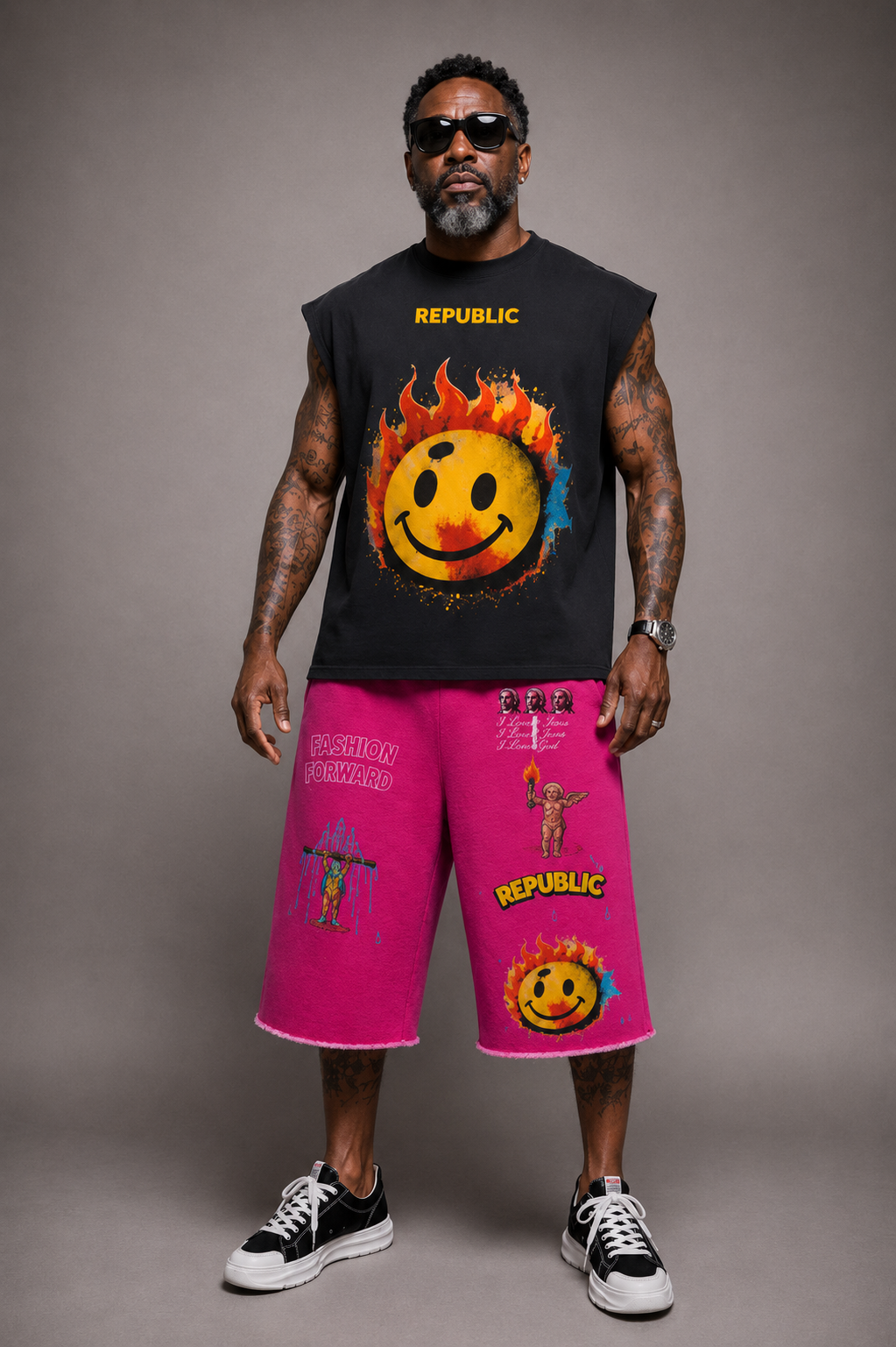 Fire & Smile Shorts