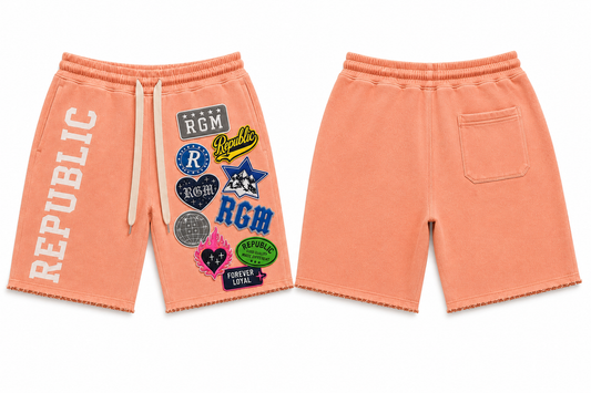 PATCHED BOXY SHORTS
