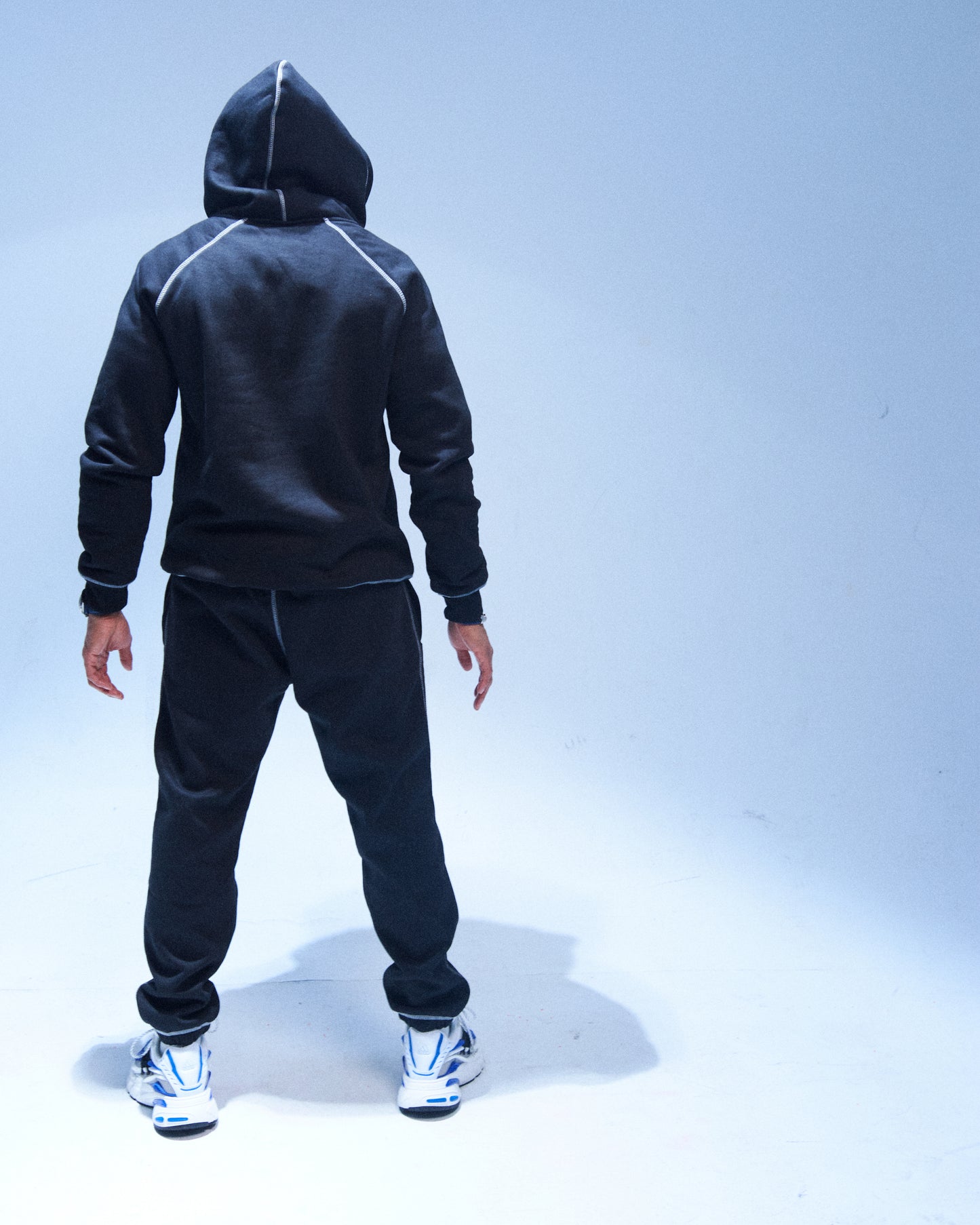 Simplistic Quarter Zip Set (Black)