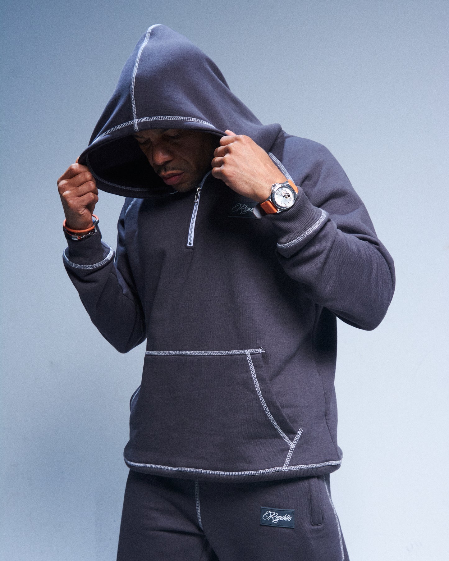 Simplicity Quarter Zip Set (Gray)