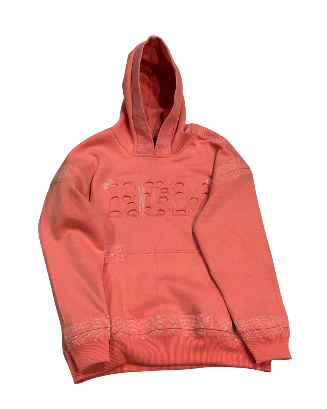 Motley Denim Stitched Hoodie