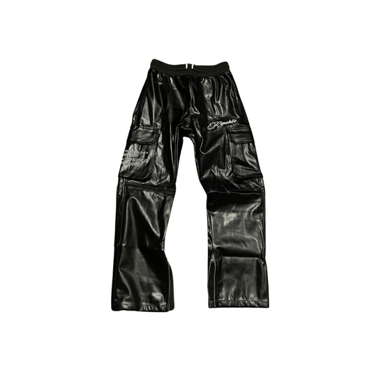 SYLVESTER FLARED LEATHER PANTS