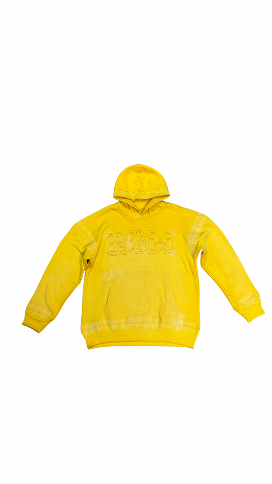 Motley Denim Stitched Hoodie