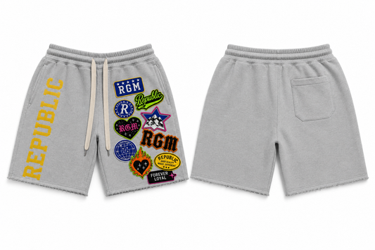 PATCHED BOXY SHORTS