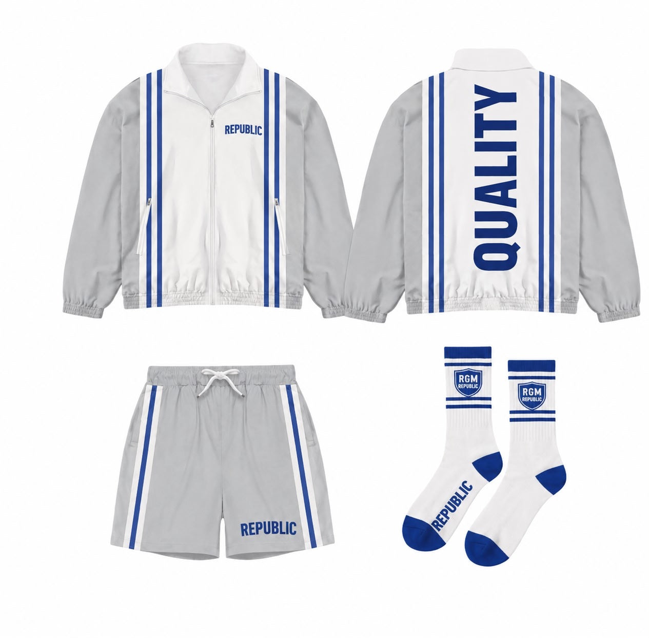 REPUBLIC QUALITY (BLUE, WHITE, & GRAY)