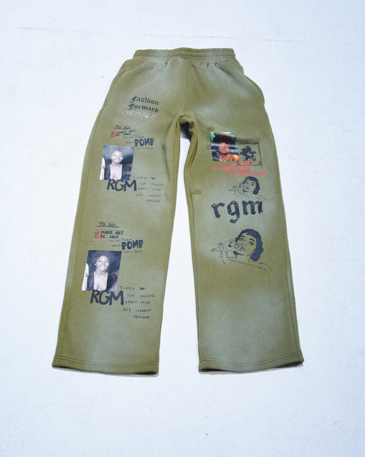 Fashion Forward Sweatpants (Olive)