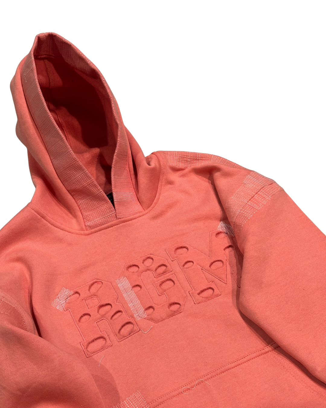 Motley Denim Stitched Hoodie