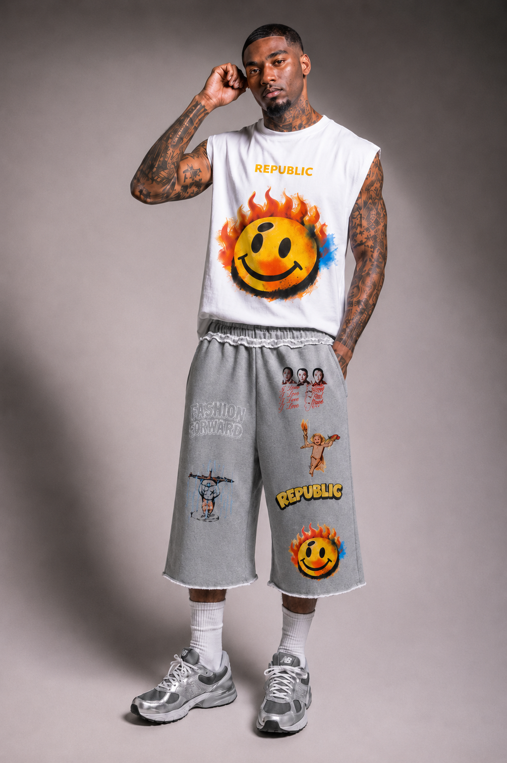 Flame Smile Tee