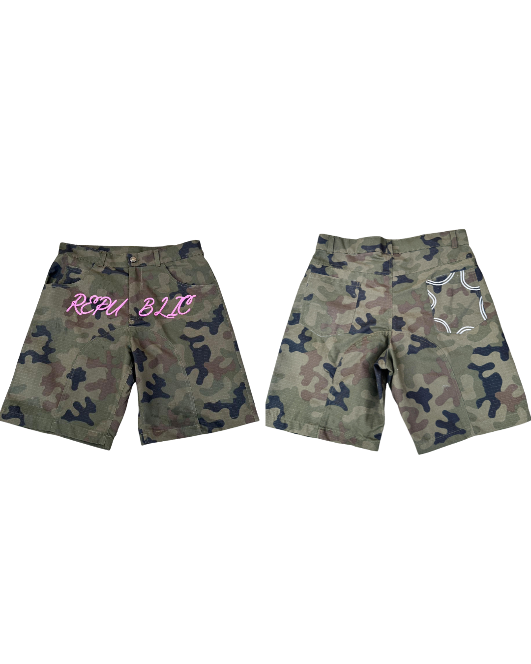 REPUBLIC CAMO UTILITY SHORTS